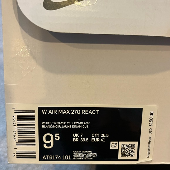 NIKE AIRM MAX 270 REACT - Picture 5 of 6